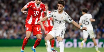 Arda Guler (à d.) face au Bayern Munich